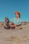 Elizabeth Taylor in the Desert