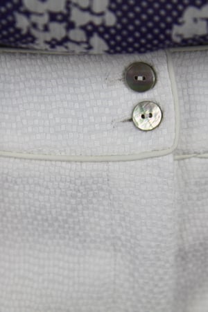 Pantalon como blanc