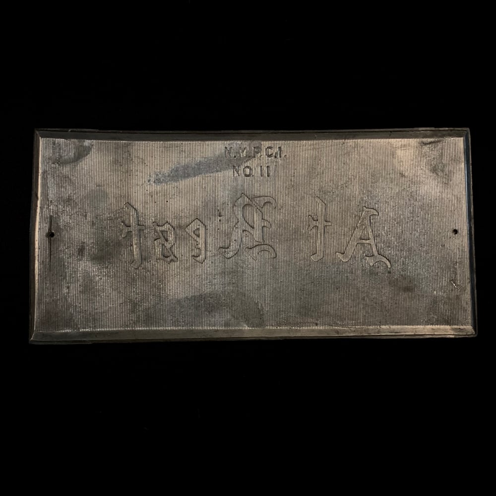 Image of  Coffin  Plate 