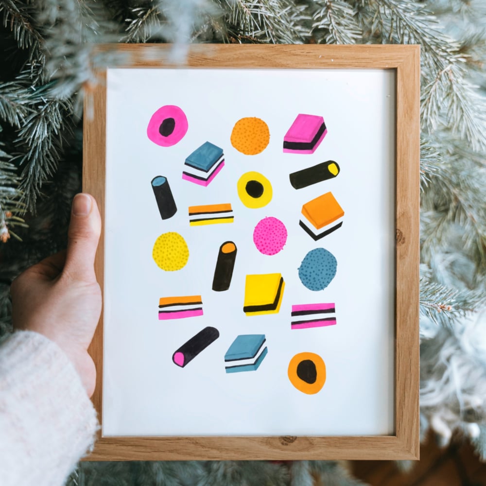 Image of Liquorice Allsorts print