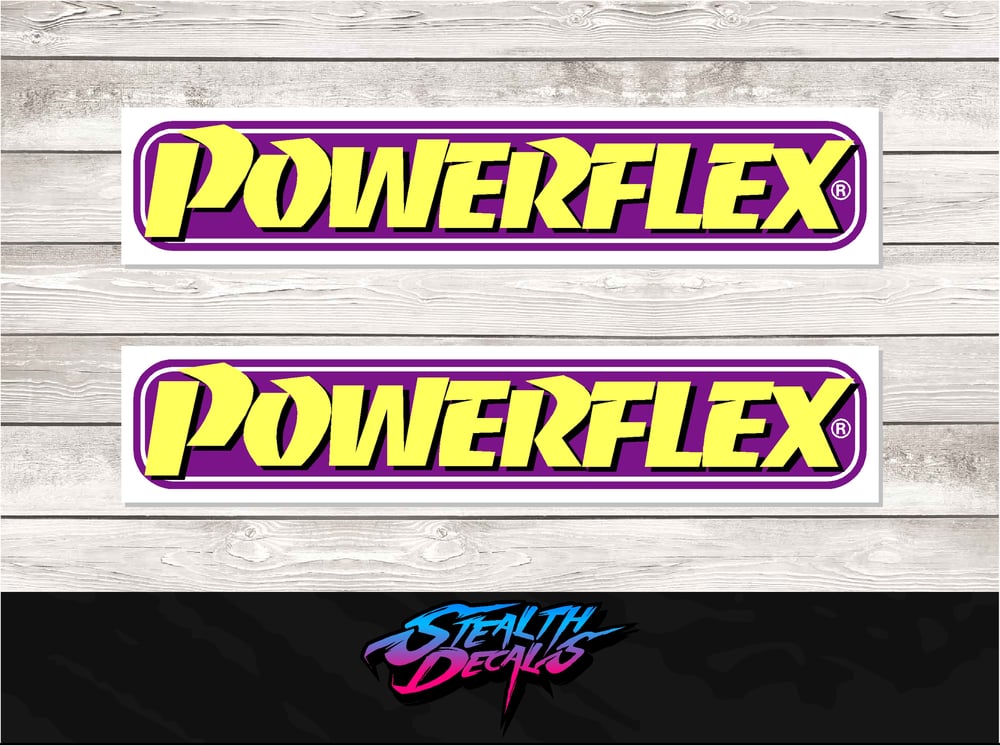 Image of 2x Powerflex Stickers
