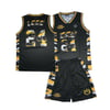 MSW tiger camo 'Say Less' basketball jersey & shorts