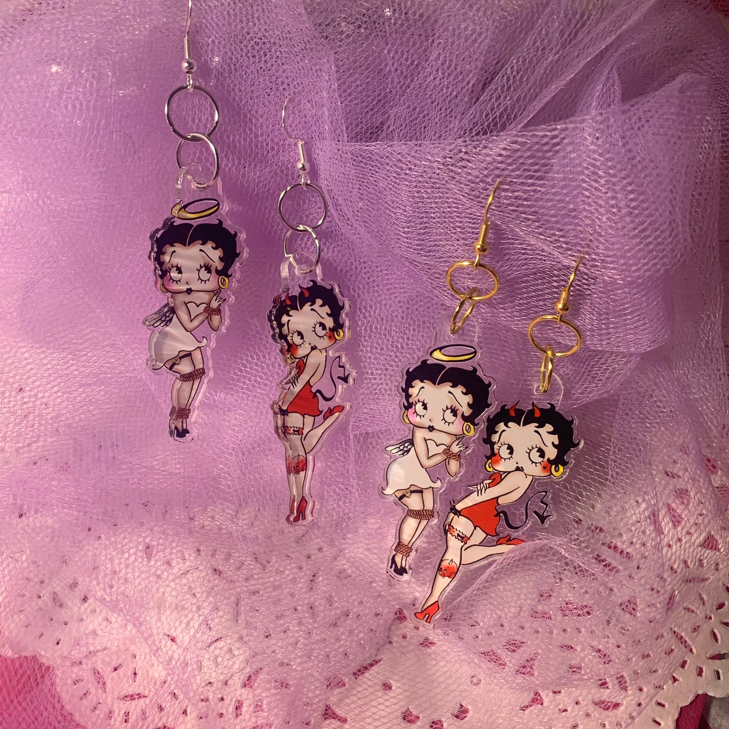 Image of Betty Boop Earrings 