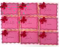 Image 2 of Wavy Placecard Cookies 