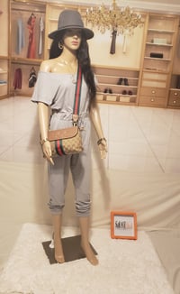 Image 3 of Girls just want to have fun jumpsuit, Gray