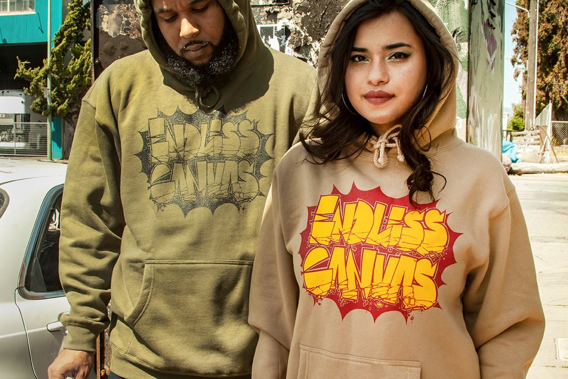 ENDLESS CANVAS x BROKE - PullOver Hoodie