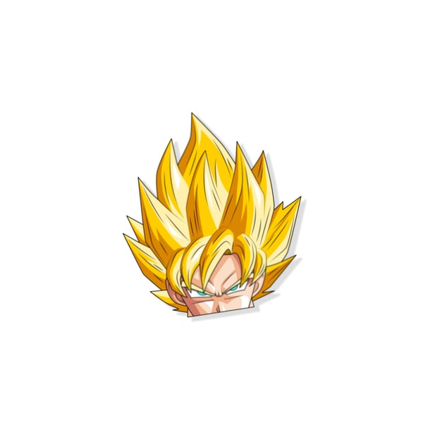 Image of Goku/Vegeta Lenticular peeker