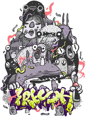 Image of "FRESH" (color #1) - Bella + Canvas 3001 / Premium T-Shirt