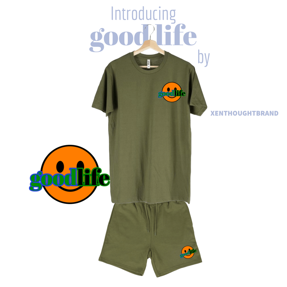 Good Life COLLECTION- Summer SET (shirt and T) embroidered 