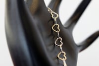 Image 3 of Heart Chain Bracelet