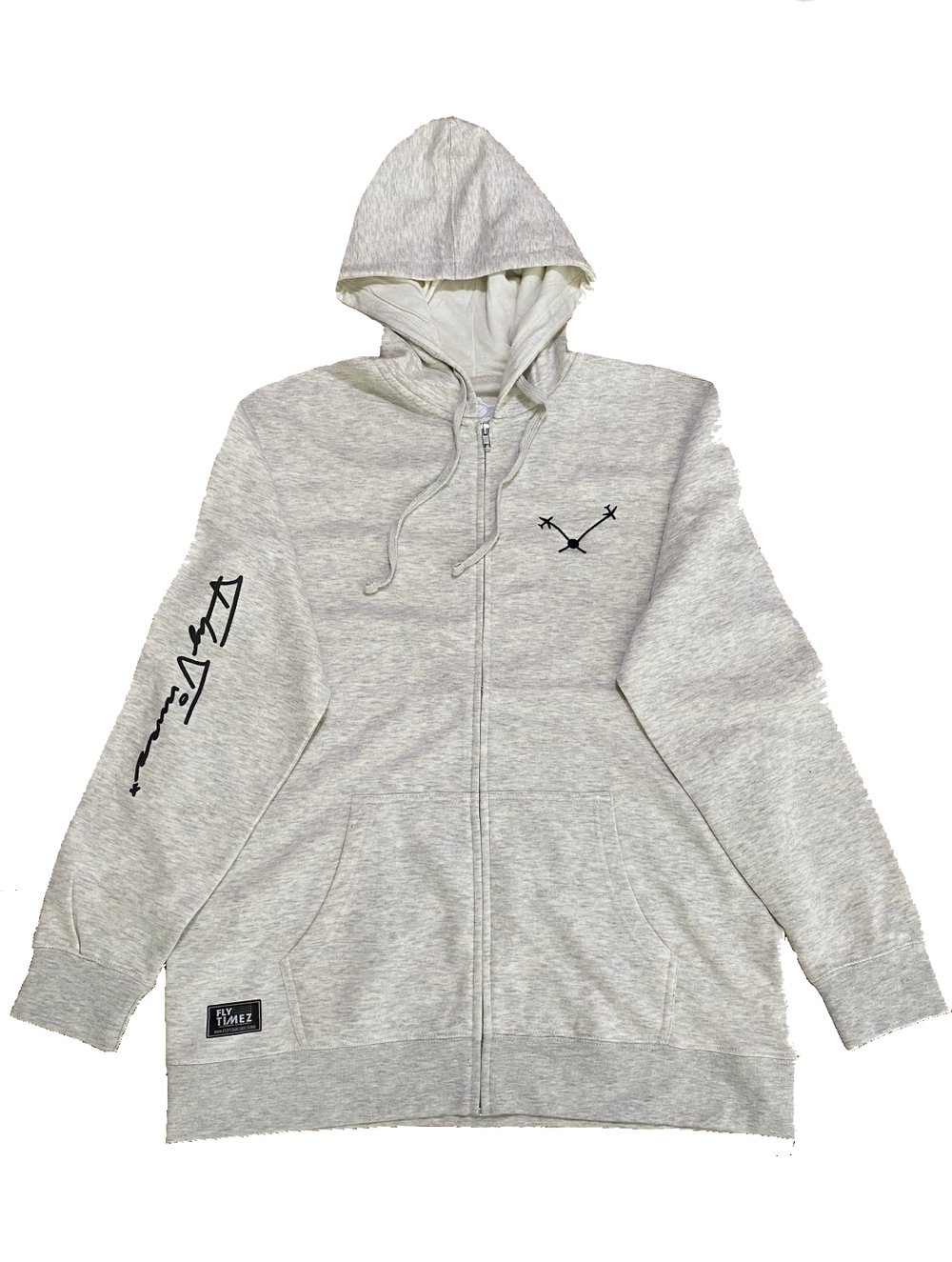 Image of FlyTimez “Handz Of Time” Zip Hoodie (Desert)