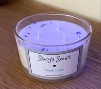 Image 1 of Large 3 wick candle