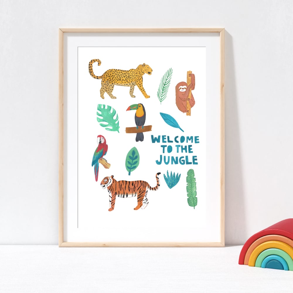 Image of Welcome To The Jungle print