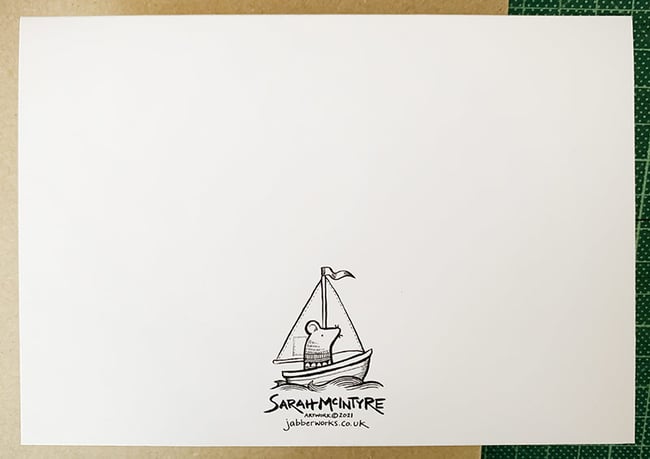 Adventuremice Library Ship Cards - Pack of 5