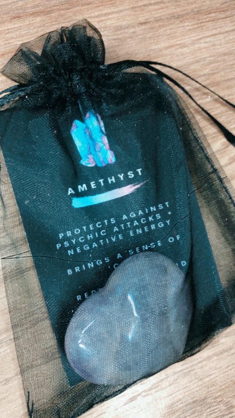 Amethyst heart 