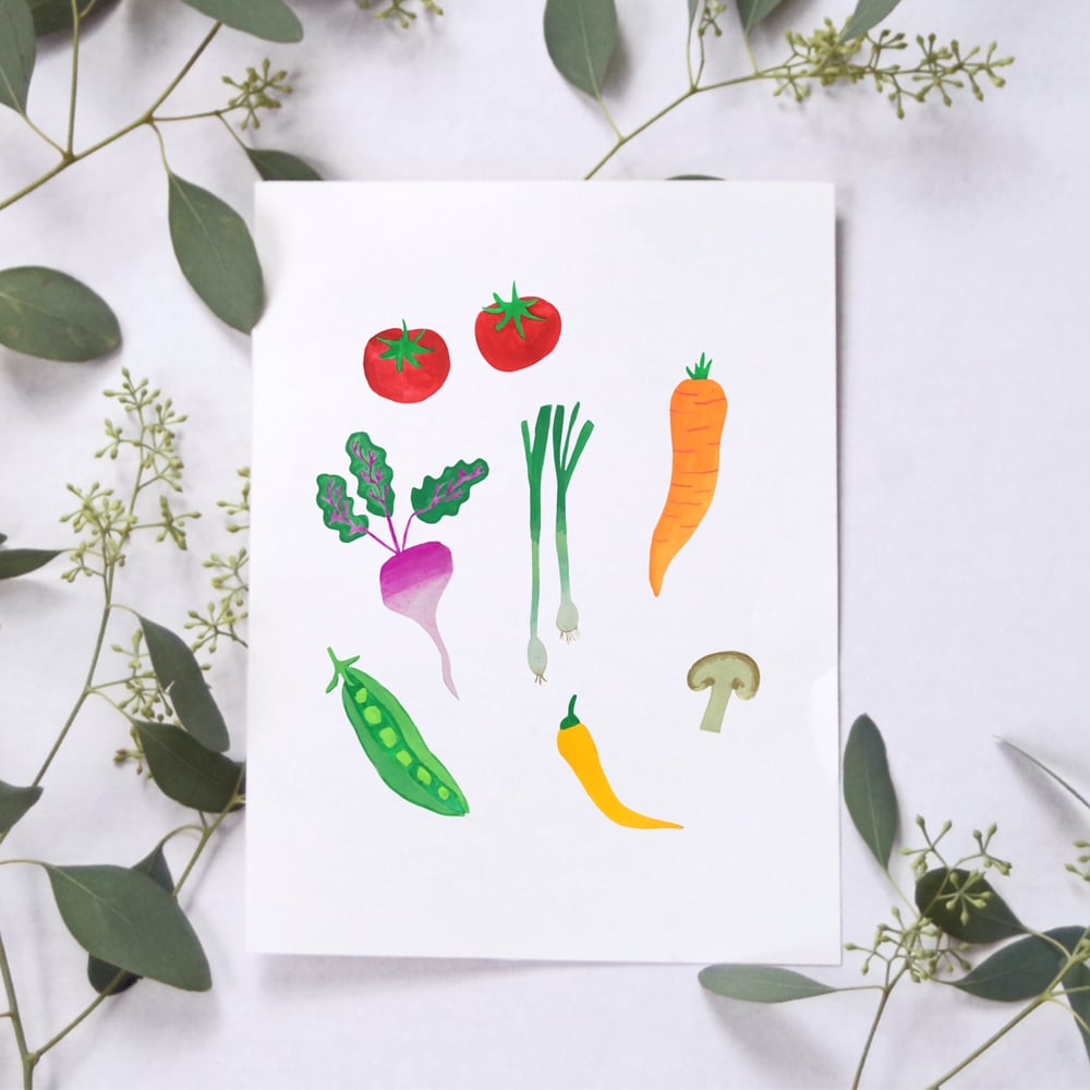 Image of Veg print