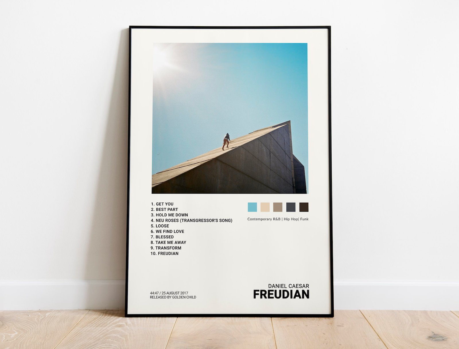 Daniel Caesar - Freudian Album Cover Poster Print | Architeg Prints