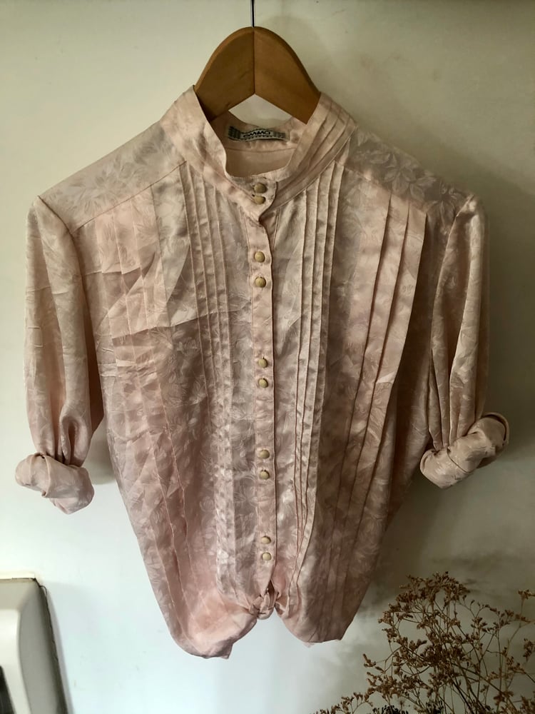 Image of  Blouse vintage rose « dragée »