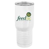 20 oz  White Insulated Tumbler