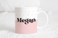 Personalised Pink Dalmation Mug