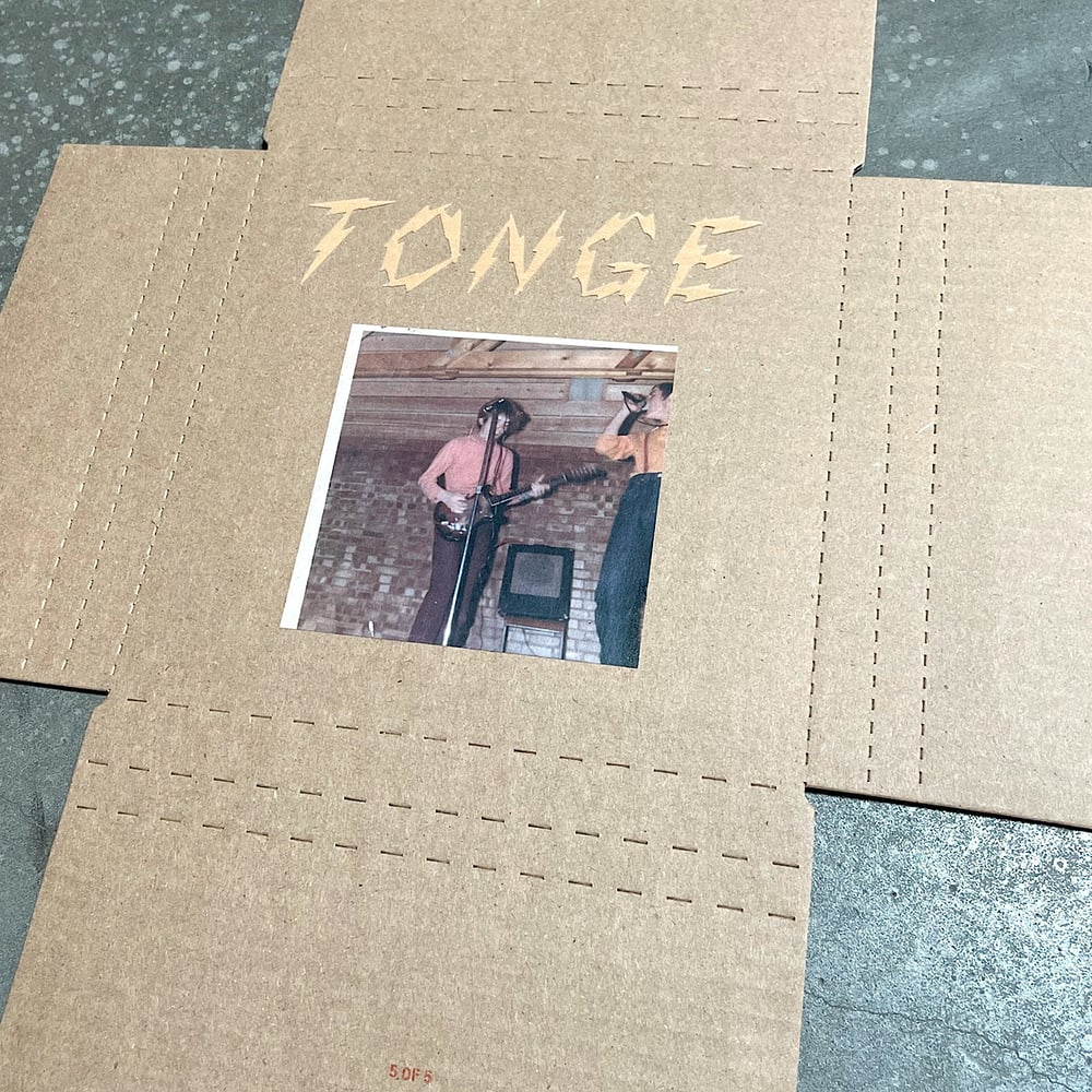 MAX/TONGE•••Split 7"••• LOCAL LIBRARY (BLACK VINYL) - EDITION OF 5