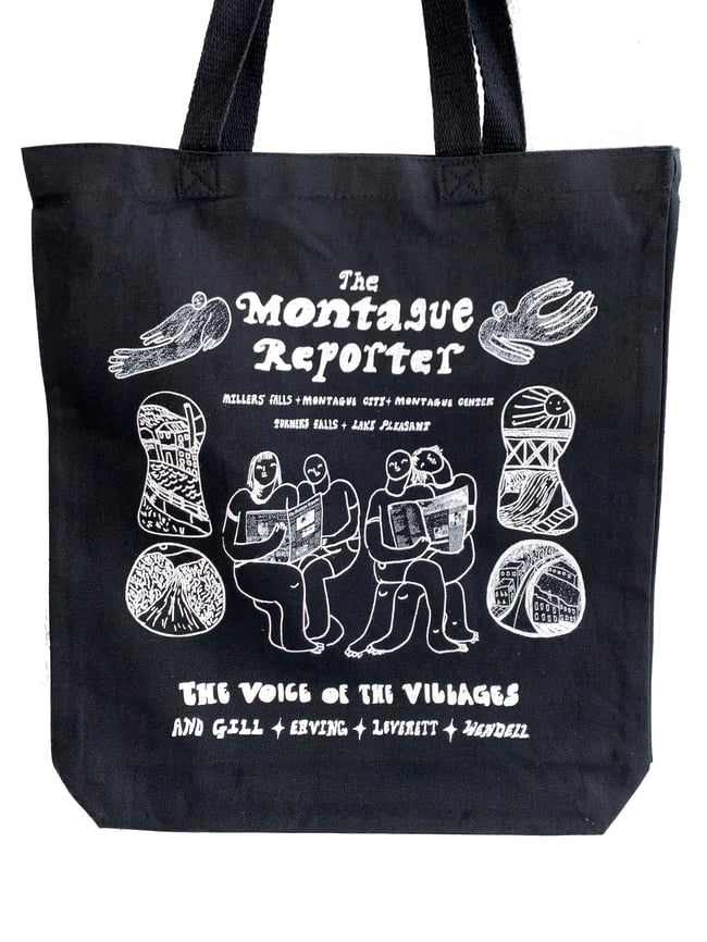 Montague Reporter Newspaper Tote