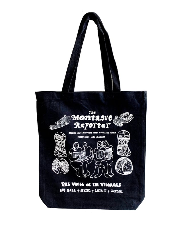 Montague Reporter Newspaper Tote