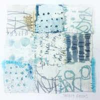Turquoise Collage Grid no. 2