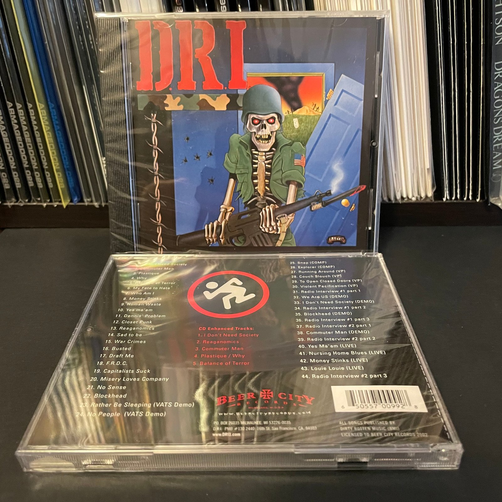 ＊新品CD D.R.I./THE DIRTY ROTTEN CD 2005年作品編集盤 88年1st EP+α 米国ハードコアスラッシュ SPAZZ SIEGE DROPDEAD ACCUSED HIRAX