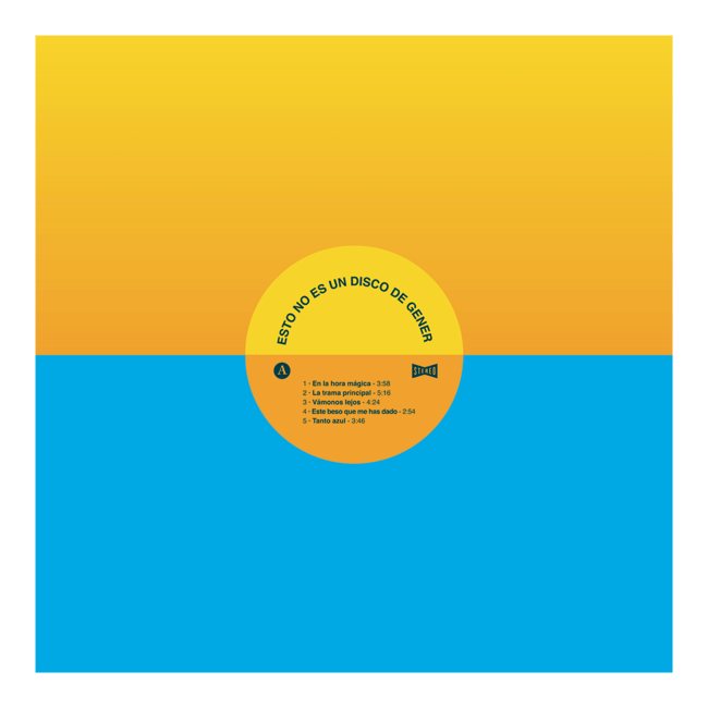 GENER - ESTO NO ES UN DISCO DE GENER (VINILO AZUL 180 GRS)