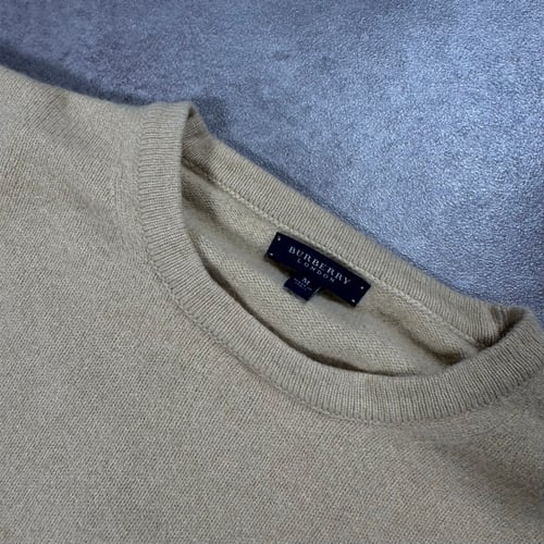 Image of 2000s Burberry Lambswool Sweater, Size Medium