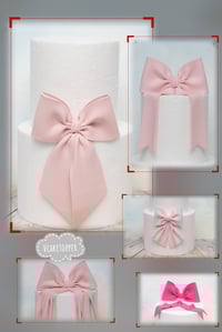Image 1 of Bow Cake Topper 