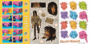 MISC. STICKER SHEETS