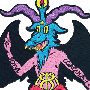 Image of Riot Style x Dima Drjuchin - Baphy Baphomet Embroidered Patch