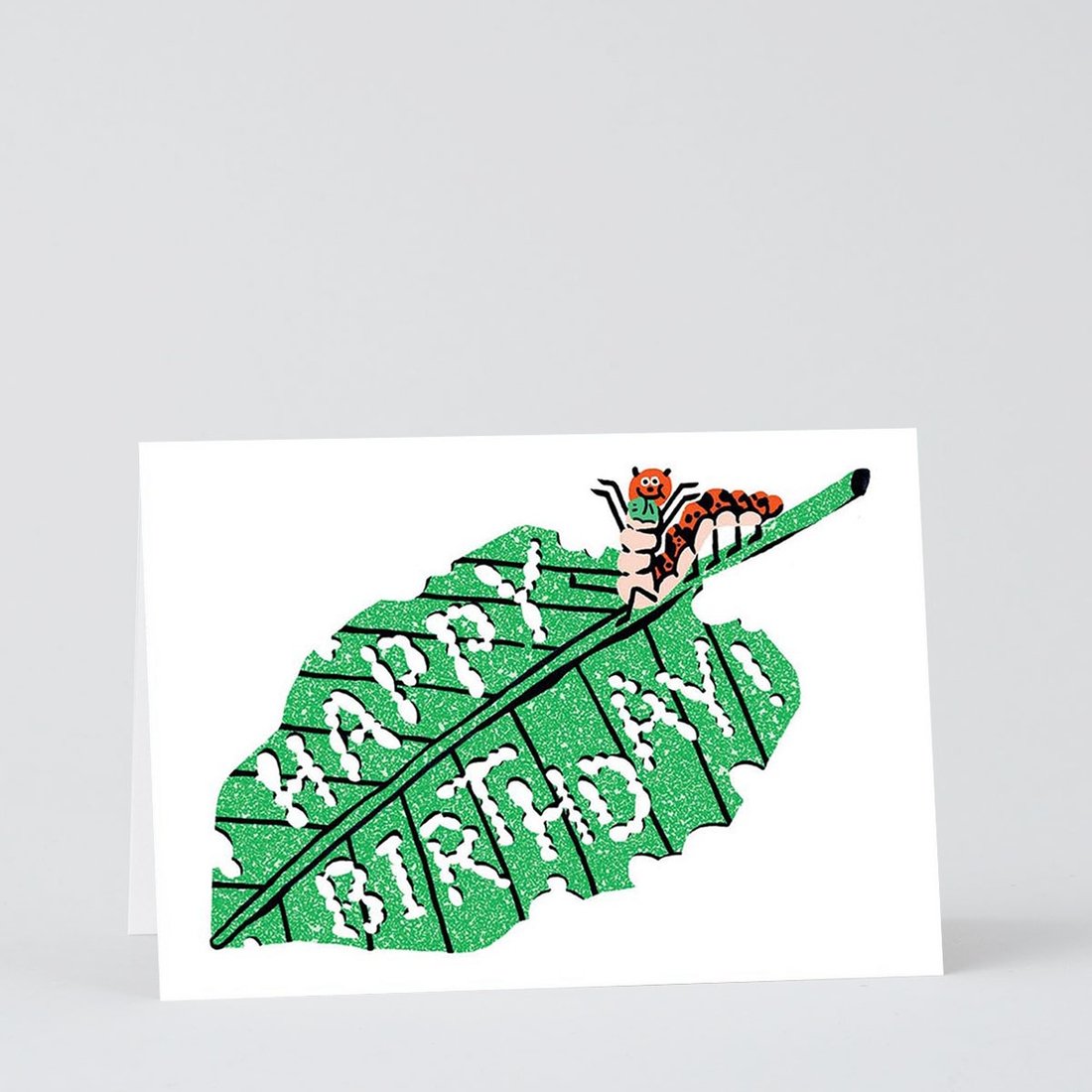 Image of Caterpillar Birthday Card