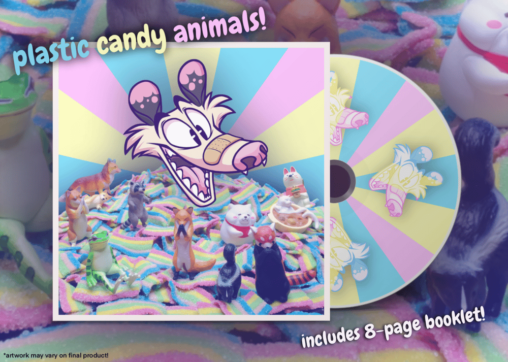 skooshed - plastic candy animals - CD digipak album