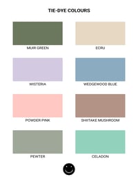 Image 5 of HⒶPPY Tie-Dyed White T-Shirt