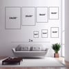 Los Angeles Map - Minimalist Modern Black and White USA City Map Poster