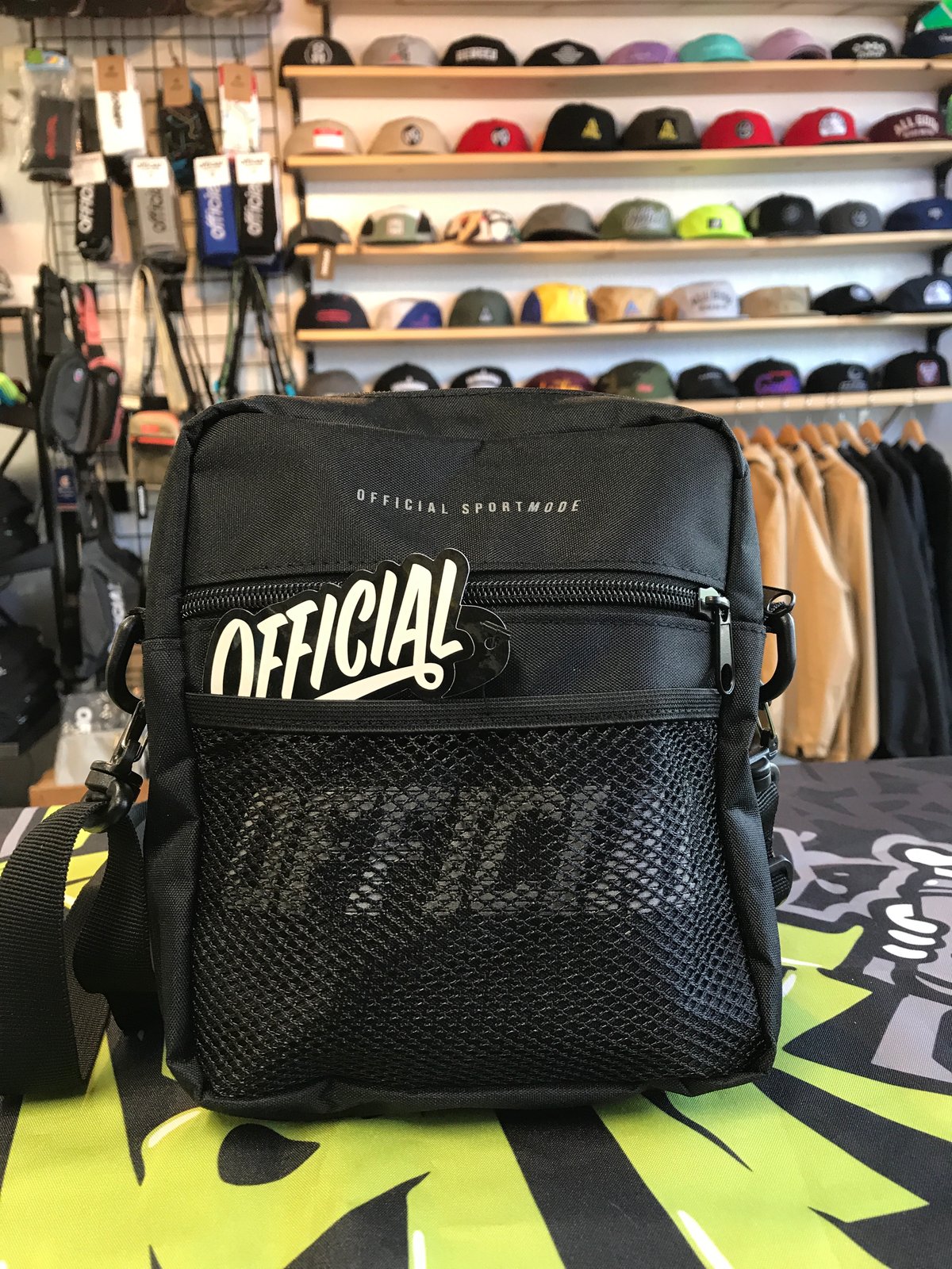 Official black shoulder online bag