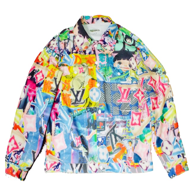 lv multicolor jacket