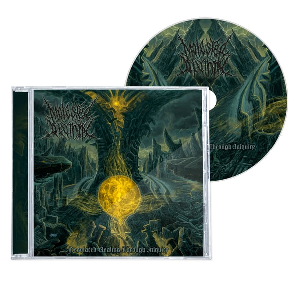 Image of MOLESTED DIVINITY "DESOLATED REALMS THROUGH INIQUITY" CD