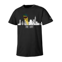 Image 2 of Trich signal over THE BAY skyline Shirt (BLACK)