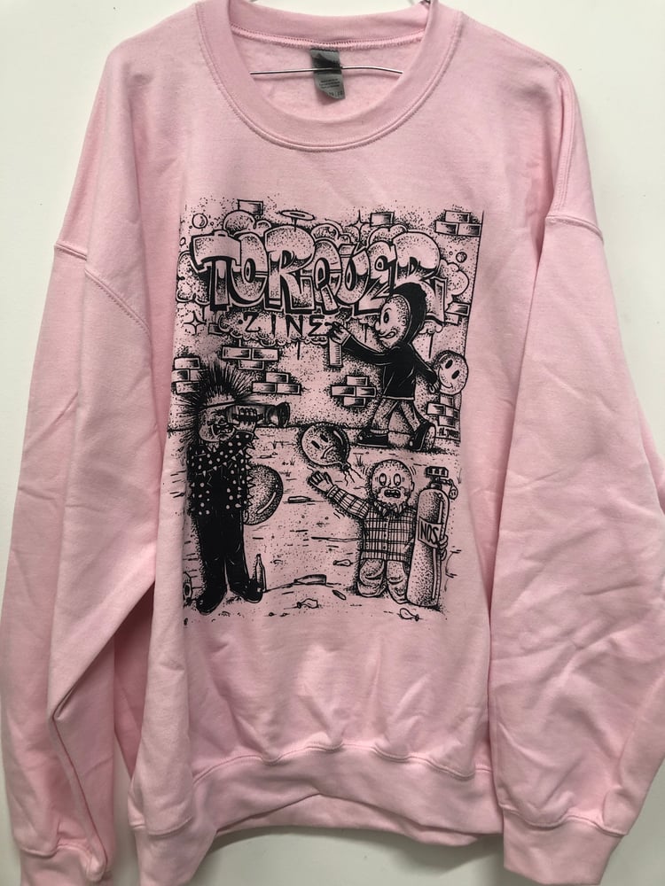 Image of Baby Pink “VHS” Crewneck. 