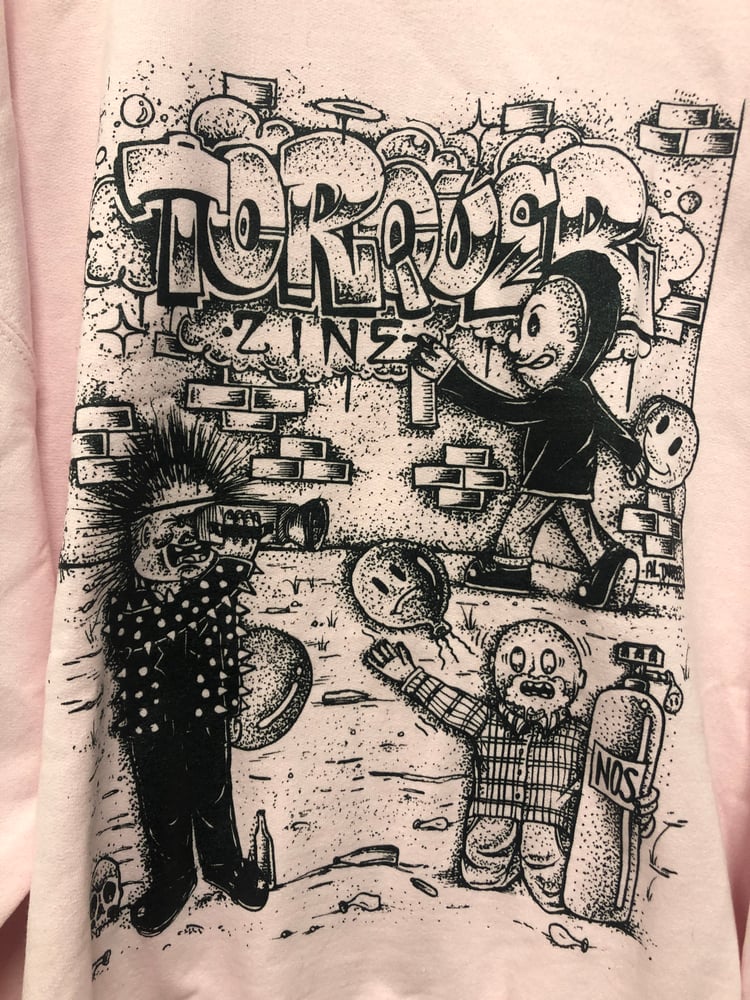 Image of Baby Pink “VHS” Crewneck.