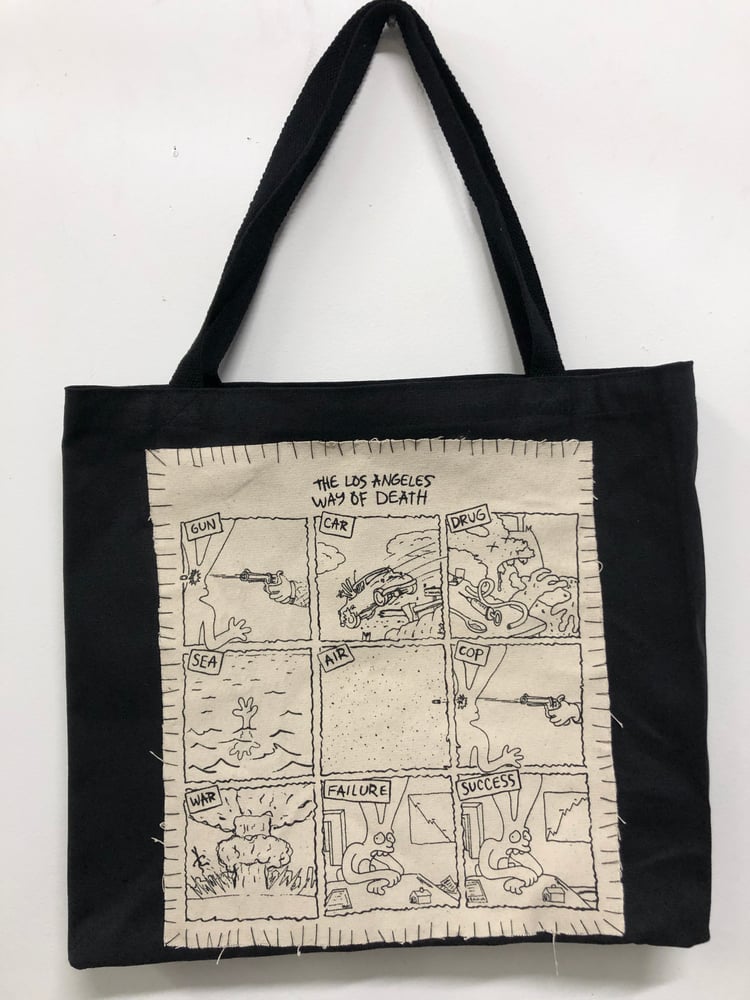 Image of “Way of Death” Tote Bag. 