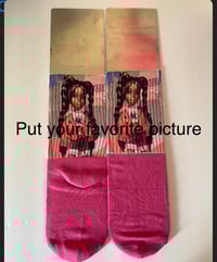 Image 4 of  Personalize customize Ankle socks  all items are made to order when payments clears