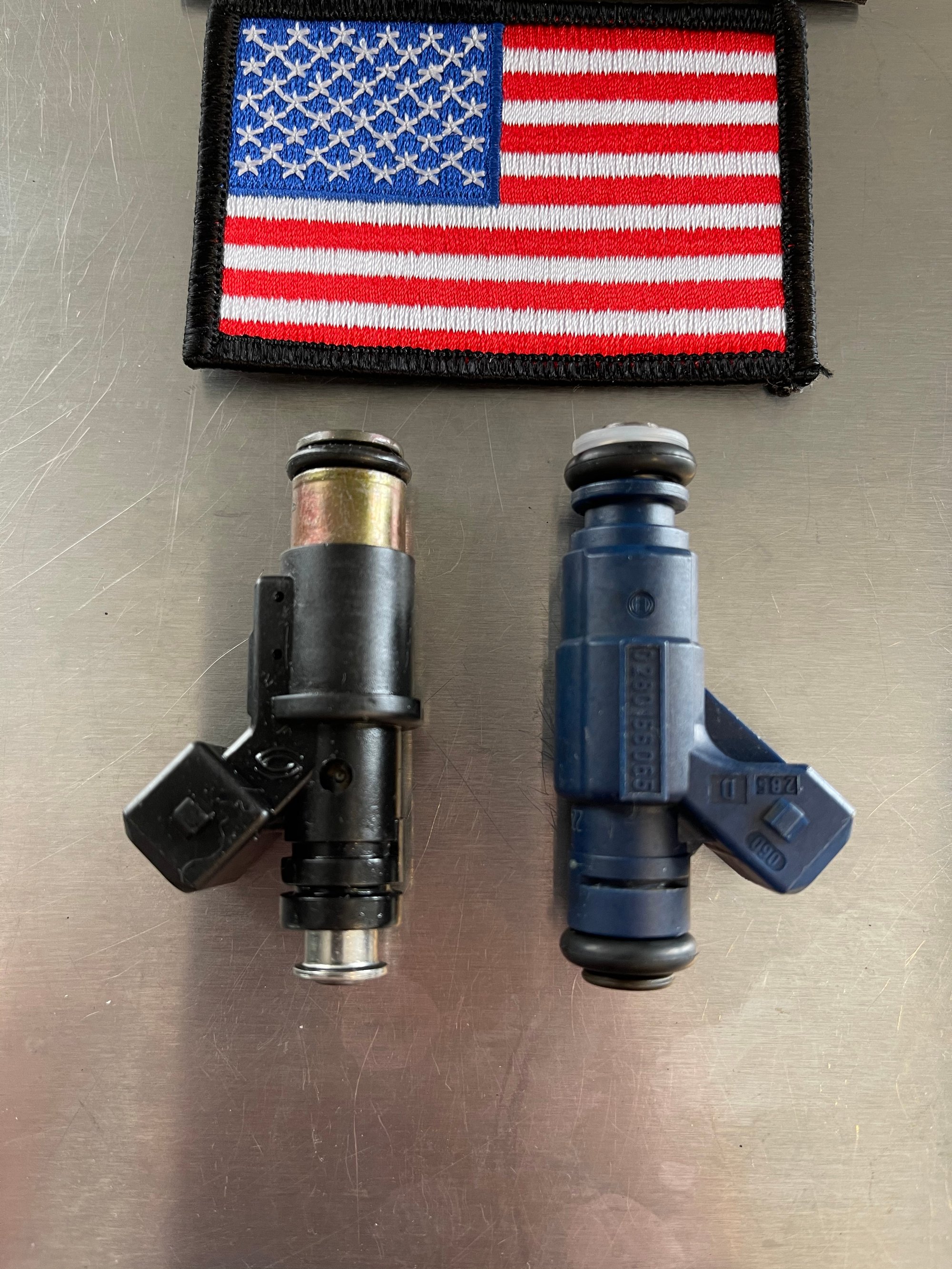 Bosch fuel injector for tube frame Buells | Aagaard Moto Foundry