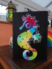 Image 1 of Seahorse picture/notebook