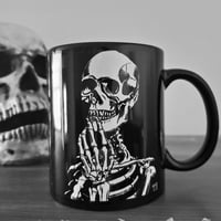Image 1 of "Mortal Thoughts" Mug (Skella Art) 