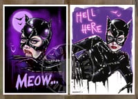 Catwoman mini print set (5x7 in.)